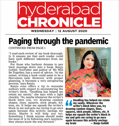 Ranju Gobble Author Coverage (Deccan Chronicle)