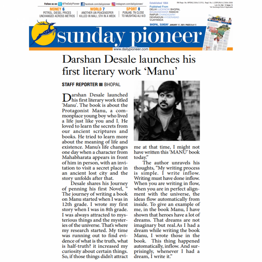 Darshan Desale Author Coverage